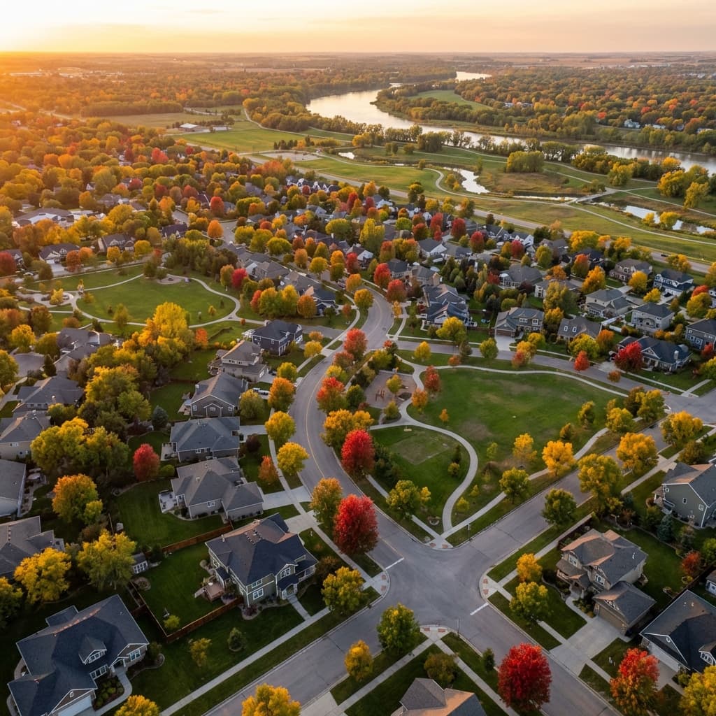 Beautiful Grand Forks neighborhood